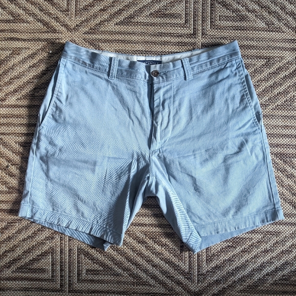 J. Crew men's Mercantile Flex blue shorts - Picture 1 of 3